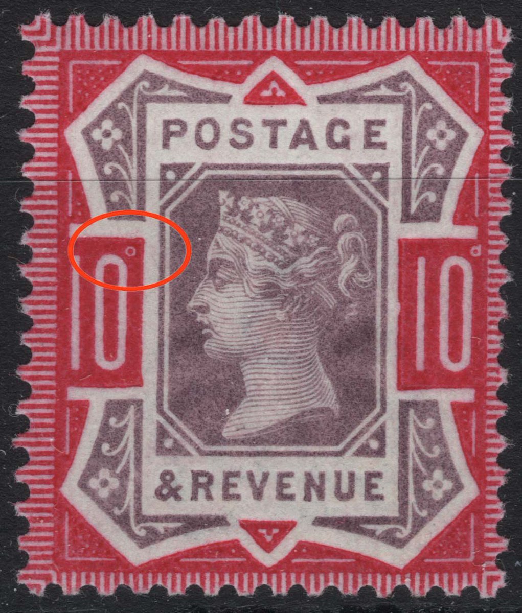 A new currency?  The left value is 10 degrees not 10d.  It's unlikely to be constant, otherwise it would have been catalogued years ago - still a nice interesting item. stampauctions.co.uk #stampcollecting #stamp #philatelic #philately #timbre #post #briefmarken #Stamps