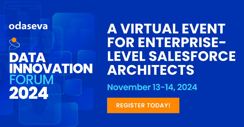 odaseva's tweet photo. Watch the replays on-demand now to explore the future of Salesforce data management. Learn from Certified Technical Architects and Salesforce experts who share their strategies, best practices, and innovative approaches to solving the biggest challenges.