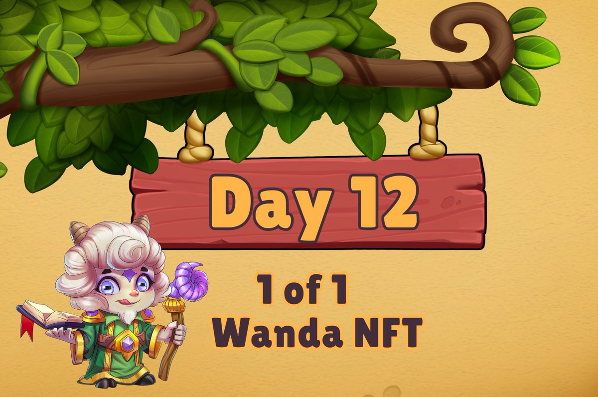 TribestersWorld's tweet photo. 🌟 Final Day Alert! 🌟

On Day 12, we’re giving away an incredible prize: a rare 1 of 1 character NFT of Wanda! 🎁✨ To win this exclusive NFT, we’re keeping the competition live until Friday!

Here’s how to enter: 
1️⃣ Tag 3 people and get them to follow @Tribestersworld
2️⃣ RT this post

This is one prize you don’t want to miss! Good luck, Tribesters! 🏆 #Day12Prize