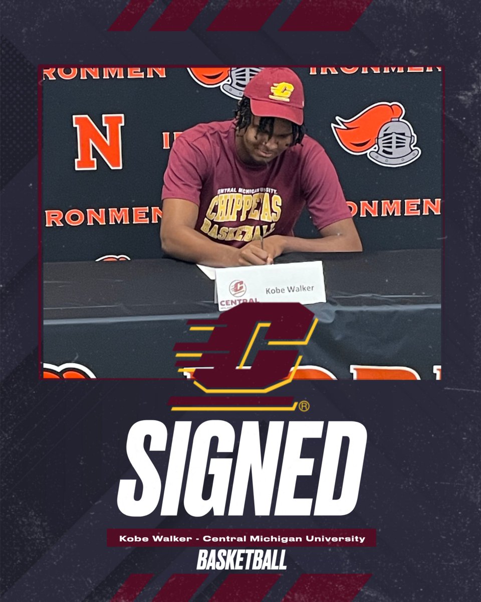 Congratulations to Kobe Walker on signing his National Letter of Intent to play basketball at Central Michigan University!
