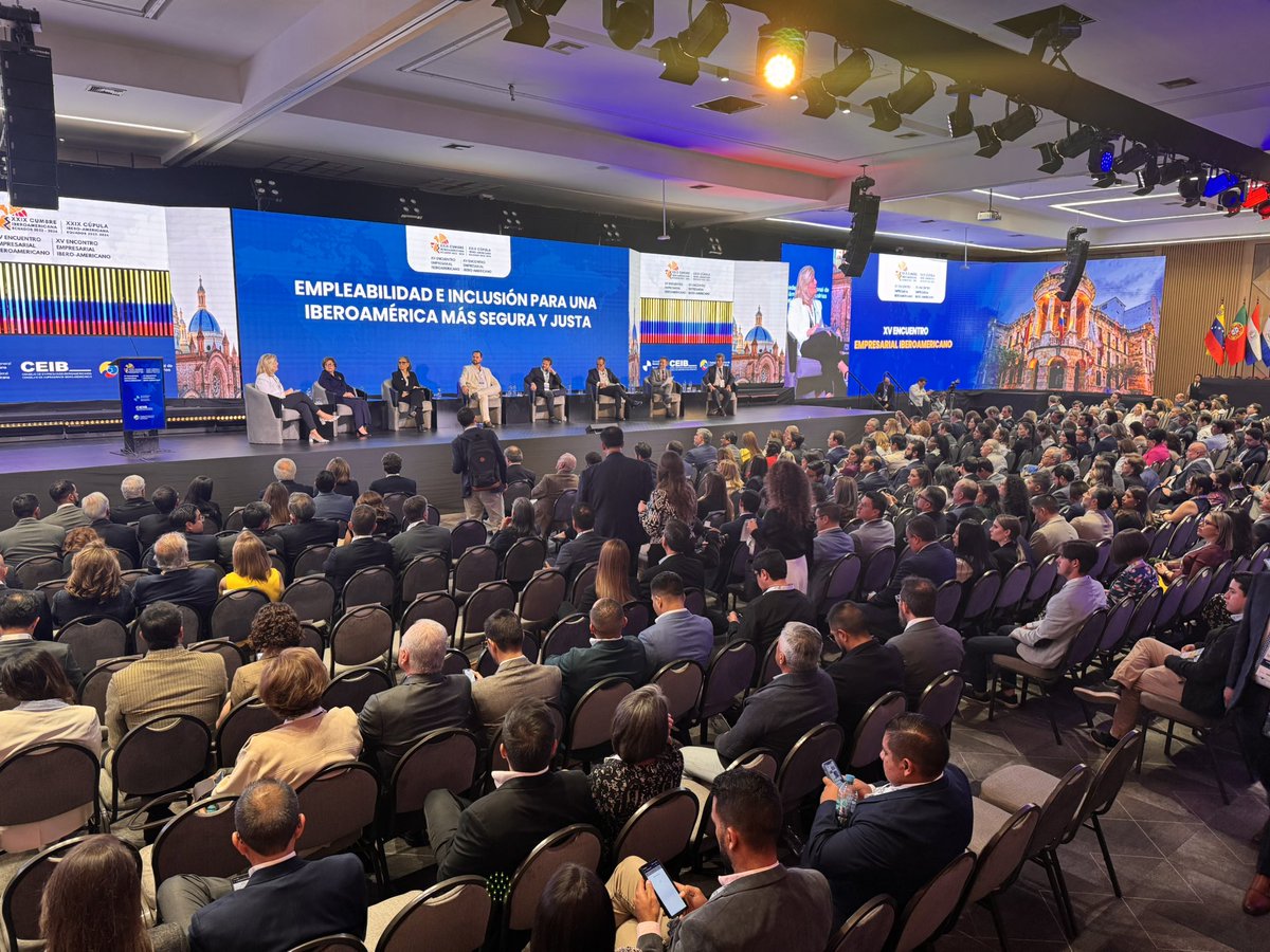 cccuenca's tweet image. Presentes en el primer día de la XXIX CUMBRE IBEROAMERICANA ECUADOR 2023-2024
