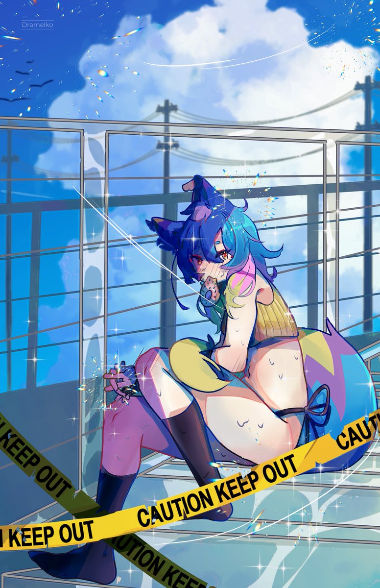 2Dramelko's tweet photo. My second drawing for @KAYOZIA ´s art contest 
٩(^ᗜ^ )و
#kayoziaartcontest https://t.co/pORKoroVBE