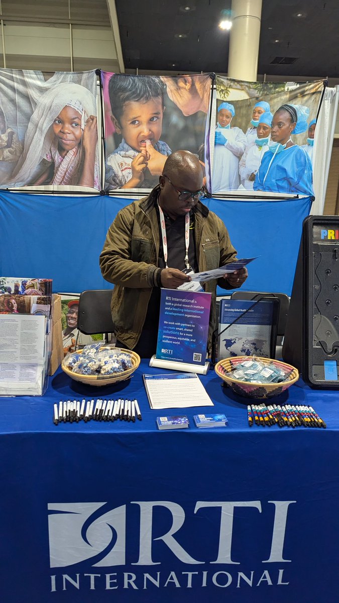 AmbakisyeMK's tweet photo. RTI International is both a global research institute and a leading international development organization. We work with partners to co-create smart, shared solutions for a  prosperous, equitable &amp; resilient world. Meet us @ASTMH exhibition, explore our impact to global community https://t.co/SbZBoumWpJ
