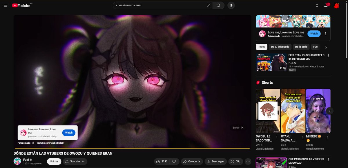 DragonusSky's tweet photo. @FuelVT Iba a saltar el anuncio, hasta que vi que era el Cover de @LalabellLullaby xP https://t.co/FtfuvDBLJU