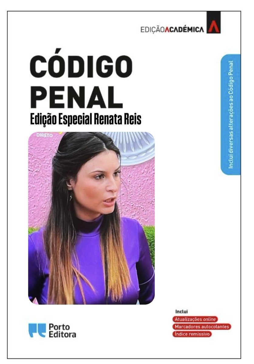 Malta que anda a estudar direito, já compraram a nova edição do código penal? #sstvi