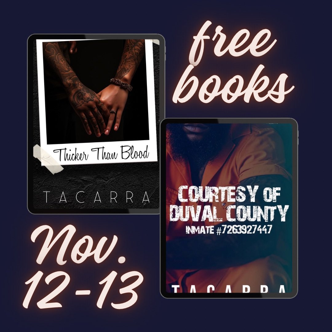 📚Free books 📚
Thicker Than Blood a.co/d/gH0Z0Wl

Courtesy of Duval County a.co/d/hqQhVC1