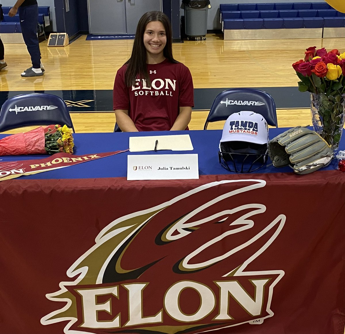 Congrats to <a href="/JuliaTamulski/">Julia Tamulski</a> playing at next level <a href="/ElonSoftball/">Elon Softball</a>