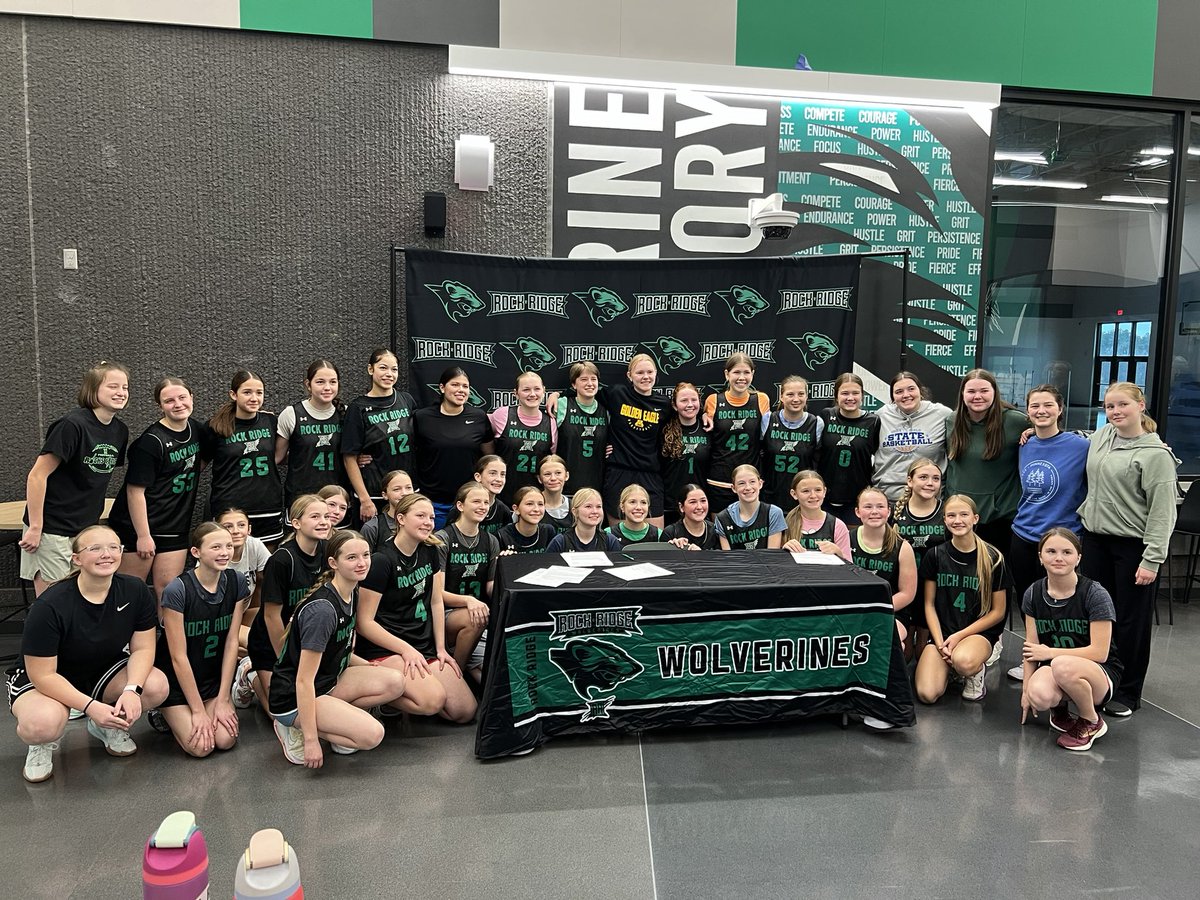 Rock Ridge Basketball (@rockridgebball) on Twitter photo Congrats to Anna Westby! Anna has committed to play basketball at the University of Minnesota Crookston!! Canโt wait to cheer you on!! But letโs kick some $&@@ first and wish you a great senior season!!
๐ค๐๐ค๐๐๐ค๐๐ค๐
<a href="/MesabiTribSport/">Mesabi Tribune Sports</a> <a href="/AliciaTipcke/">Alicia Tipcke</a> <a href="/DNTSportsTeam/">Duluth News Tribune Sports Team</a> Congrats to Anna Westby! Anna has committed to play basketball at the University of Minnesota Crookston!! Canโt wait to cheer you on!! But letโs kick some $&@@ first and wish you a great senior season!!
๐ค๐๐ค๐๐๐ค๐๐ค๐
<a href="/MesabiTribSport/">Mesabi Tribune Sports</a> <a href="/AliciaTipcke/">Alicia Tipcke</a> <a href="/DNTSportsTeam/">Duluth News Tribune Sports Team</a>