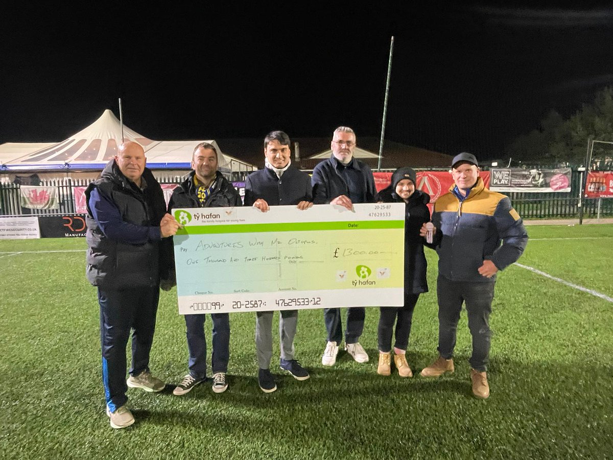 Most importantly, a fantastic £1300 was raised for charity from tonight's match through ticket and shirt sales. Donations will be made to Ty Hafan and the Ronald McDonald house to support our charity partner Adventures with Mr Octopus. Thank you everyone! 💙💛🐙