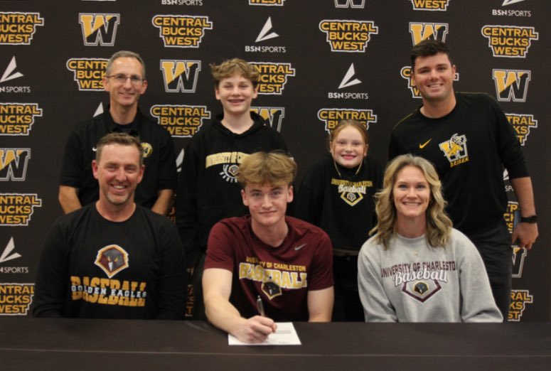 Signed! Thank you Mom, Dad, all Coaches, The <a href="/buckscobaseball/">𝕲𝖊𝖓𝖊𝖗𝖆𝖑𝖘 Baseball</a> organization and everyone who has helped me along the journey! 📝📝 #RPE #WingsUp 🦅

<a href="/UCWV_Baseball/">Charleston Golden Eagles Baseball</a>