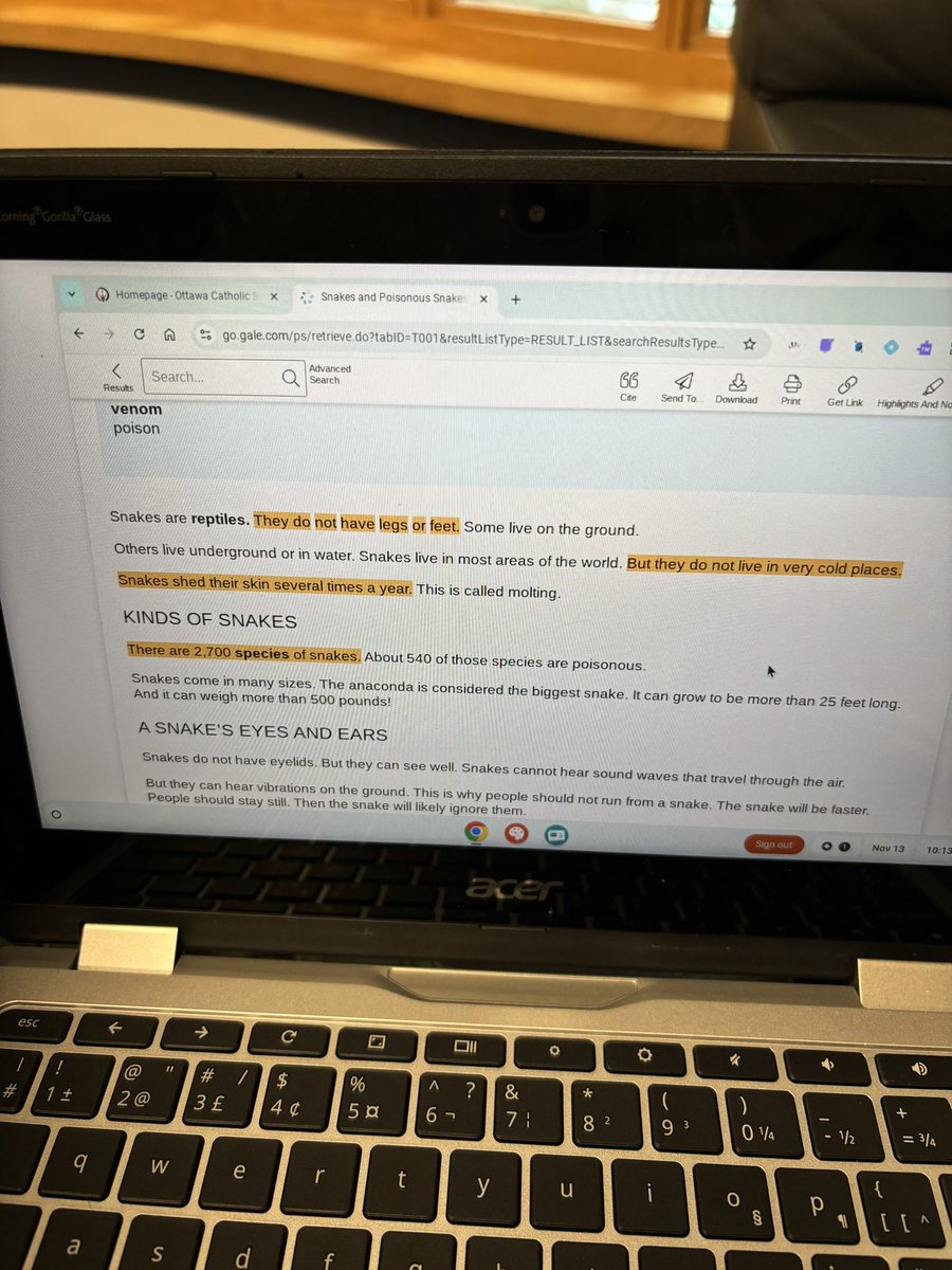 miss_k_hickman's tweet image. We had a great morning with @MeaghanRyan5 @StLukeNepean !! First she showed us #galeelementary where students explored and learned about animals. Students loved being able to translate texts and highlight key learning! #ocsbdeeplearning
