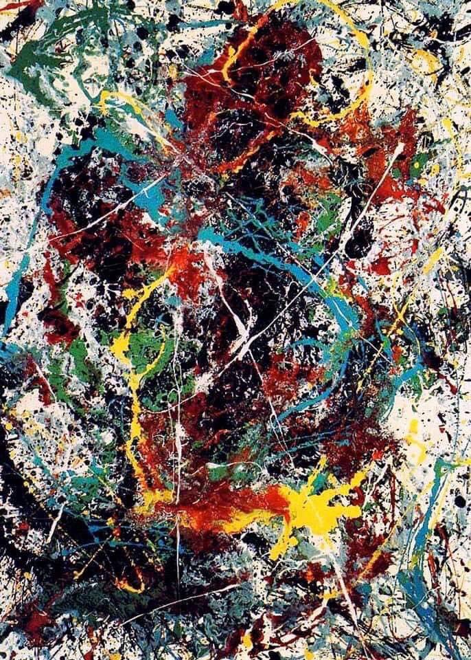 Mmaisia's tweet photo. Jackson Pollock https://t.co/oNfVBP3SA5