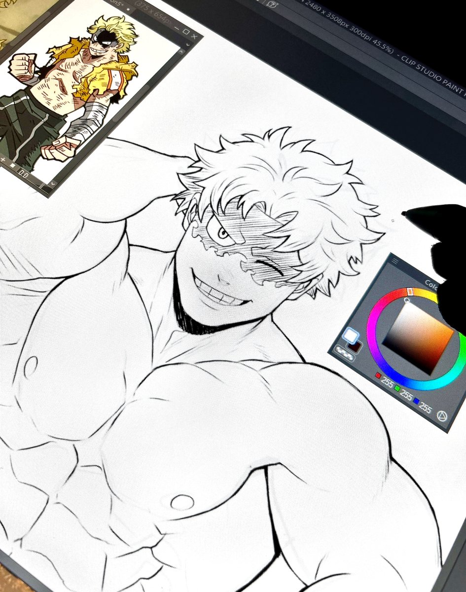 Muscular Fatgum coming this month to my p4treon.

I like how it's looking so far :) #mha 