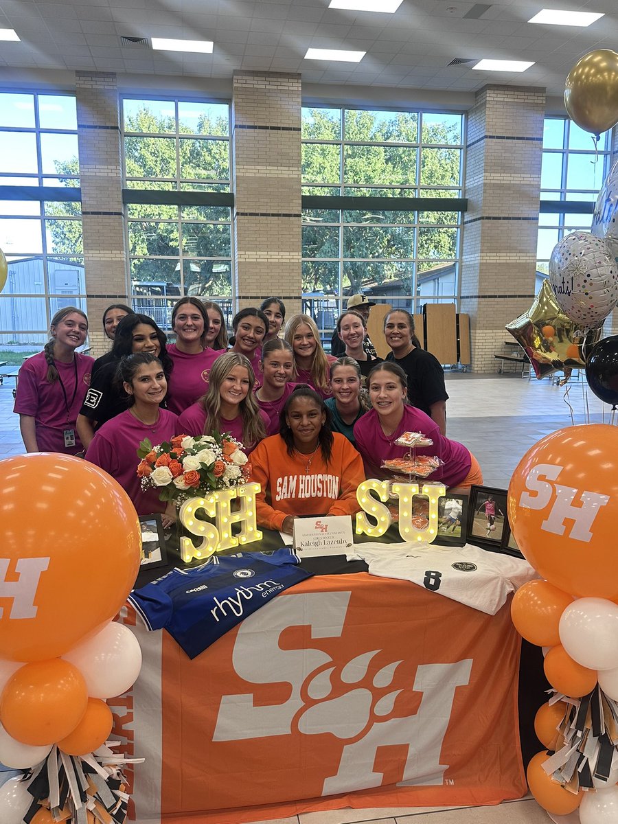Congratulations to our girl! You’re going to do big things at SHSU! We are so proud of you!!!🧡🤍<a href="/BearkatsSOC/">Sam Houston Soccer</a> <a href="/SoniaCurvelo/">Coach Curvelo</a> <a href="/AthleticsFoster/">Foster Athletics</a> <a href="/fbheraldsports/">Fort Bend Herald sports</a>