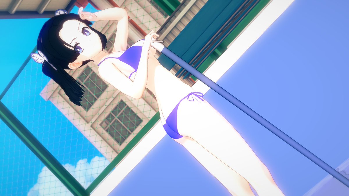 Koillusion's tweet photo. I've just posted on my social media the new character I created, inspired by the character from "Demon Slayer" Meet Kanzaki Aoi. Check it out! Hope you like it and enjoy! #DemonSlayer #kanzakiaoi #game #anime #originalcharacter #animeinspired #Koikatsu #Koillusion https://t.co/bmzFQCSny9