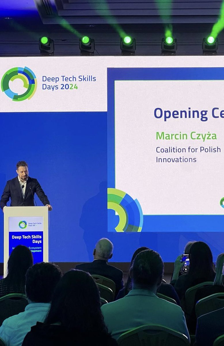 Thank you <a href="/eitdeeptech/">EIT Deep Tech Talent</a> to come to Warsaw to promote the concept. We can only compete with the other parts of the world if we keep the potential of the whole Europe together!