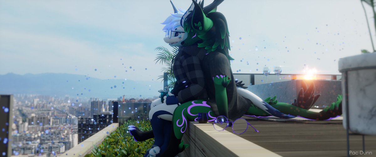 the air is nice and crisp up here
with <a href="/Nero_The_fluf/">Nero Nocturne</a> :3
#nardoragon #furryart