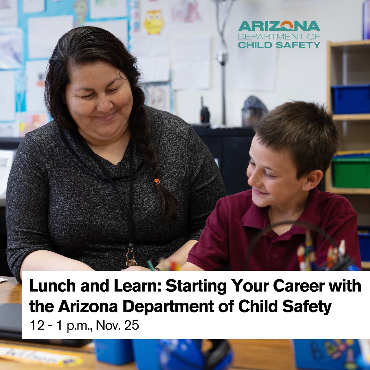 Interested in the rewards of beginning a career in child welfare? Join us for a Lunch and Learn, where Andrew Knight, Community Liaison with AZ DCS, will share insights into a career in child welfare and discuss opportunities available for graduates. Sign up for this Zoom meeting