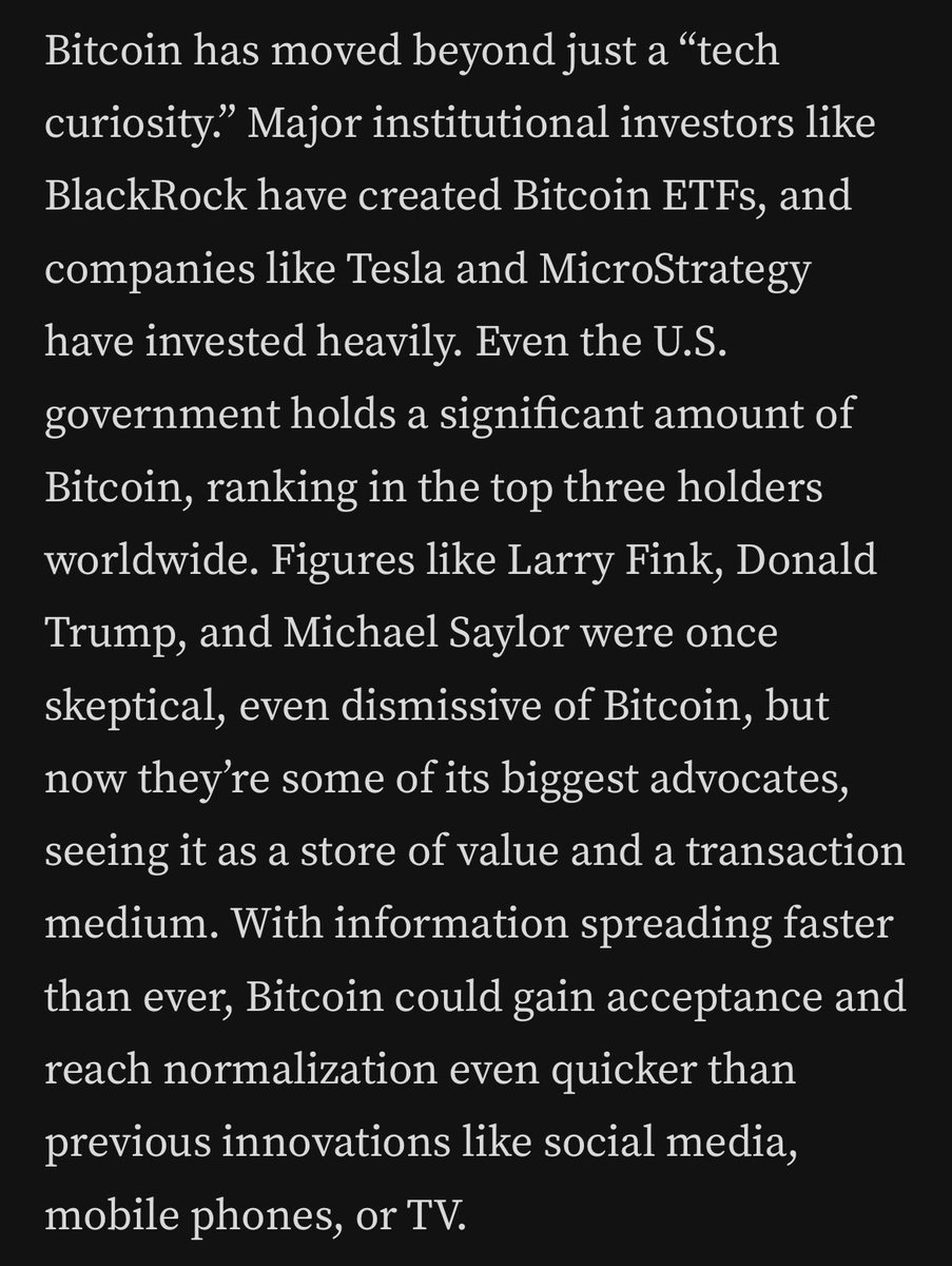 My thoughts on people saying Bitcoin is not backed by fundamentals.