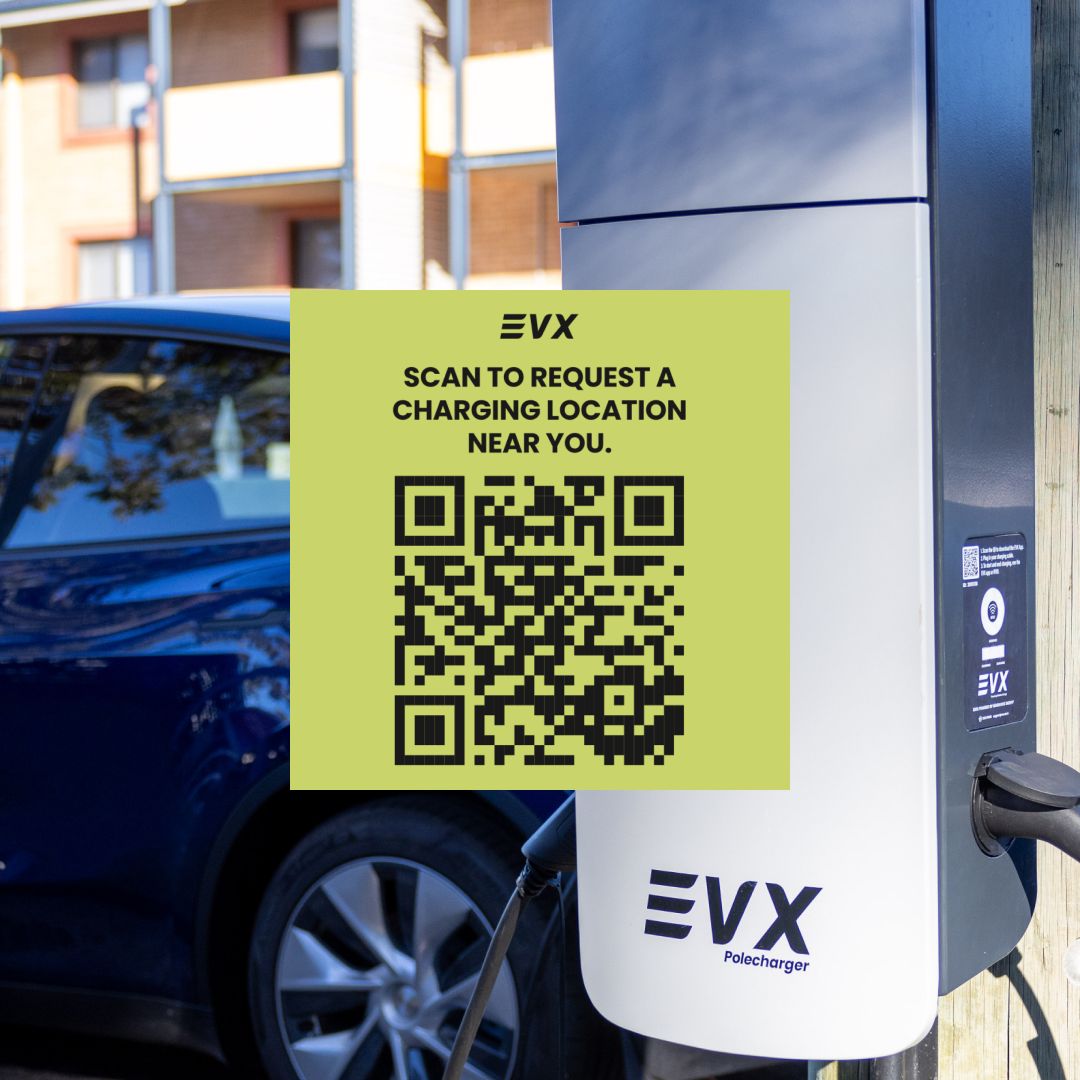 Evx_Australia's tweet photo. We’re bringing 154 new chargers to Sydney in partnership with the NSW Government! Installed in convenient locations where you live, work, and relax—with more on the way. Where should we add one? 🧵 https://t.co/FCv4jQZctZ