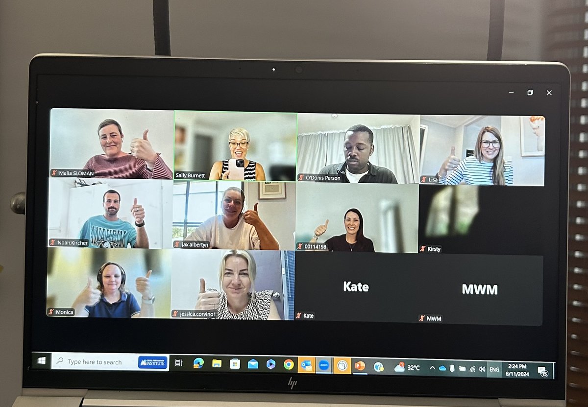 cpi_anz's tweet photo. Our GPI, Sally had a great day with an awesome group from all over the country in our Verbal Interventiononline course! 📚 Loved seeing everyone’s enthusiasm and dedication to building their skills. Can’t wait to see the difference these trainers will make! ⭐ https://t.co/KLJAsrWDGT