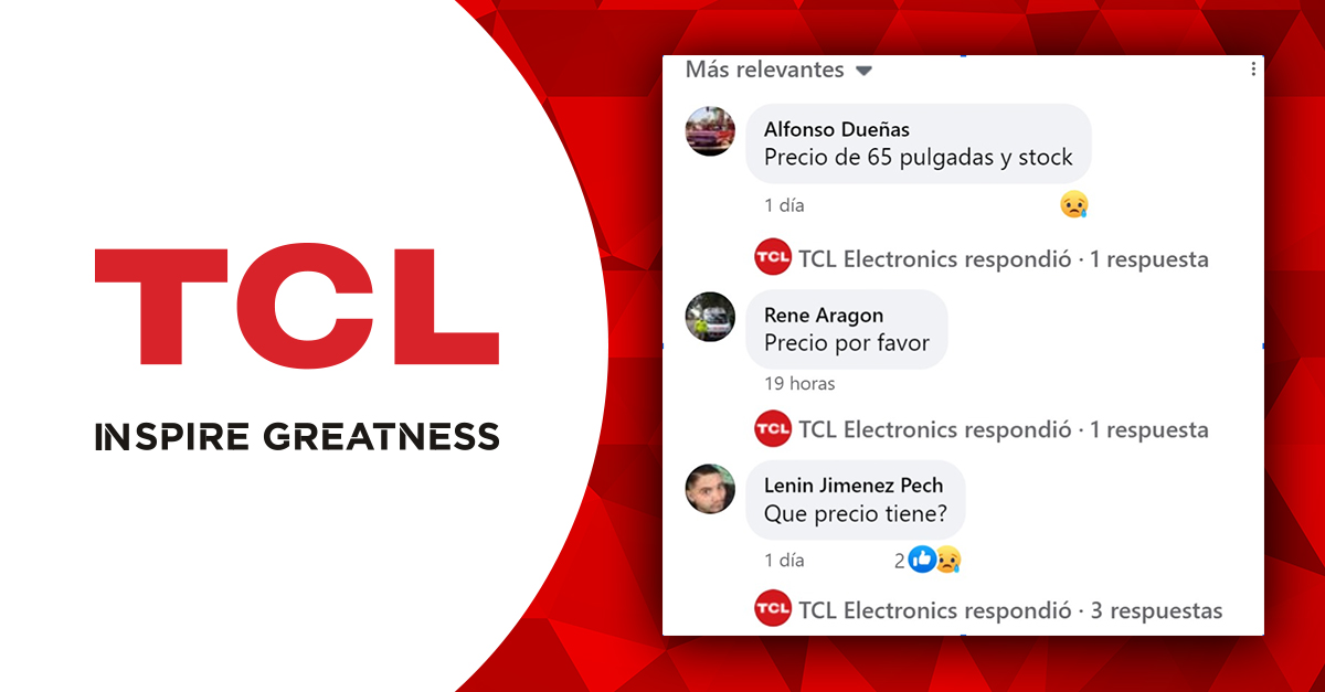 Y tú, ¿te vas a quedar con las ganas de tu TCL QM850G? Tu contenido favorito, en las ’’ que gustes. Pregunta por cualquiera de nuestros modelos y no te quedes sin #TuPantalla. 
#TuPantallaQLED #InspireGreatness