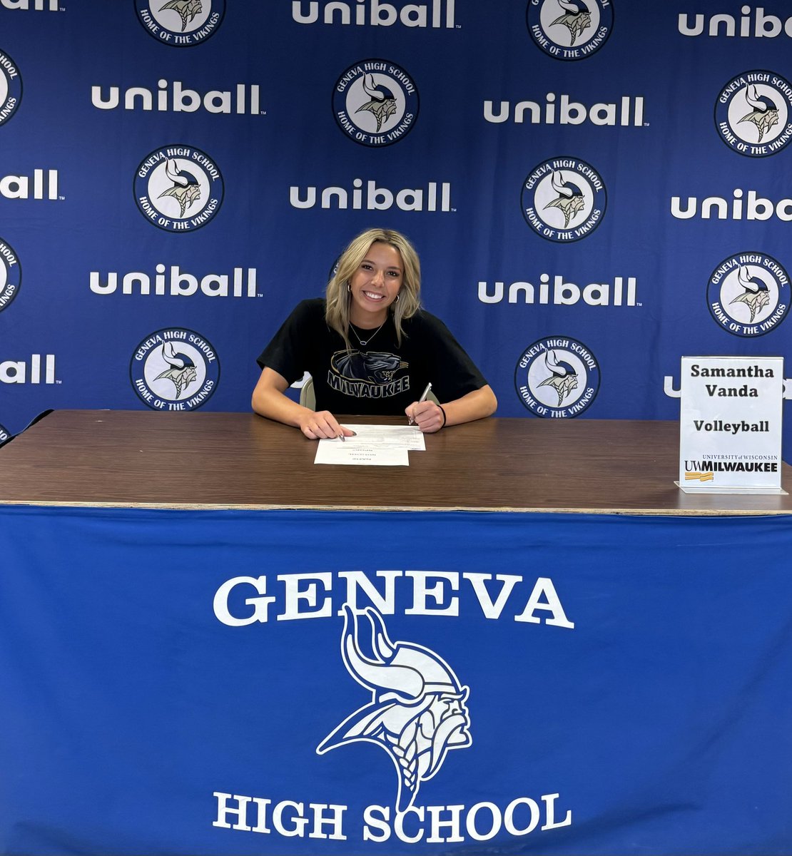 Geneva HS Athletics (@ghs_ilathletics) on Twitter photo Congratulations to Samantha Vanda, who will be playing volleyball at the University of Wisconsin Milwaukee!
<a href="/GHSVikingsVB/">Geneva Girls Volleyball</a> <a href="/MKE_Volleyball/">Milwaukee Volleyball</a> Congratulations to Samantha Vanda, who will be playing volleyball at the University of Wisconsin Milwaukee!
<a href="/GHSVikingsVB/">Geneva Girls Volleyball</a> <a href="/MKE_Volleyball/">Milwaukee Volleyball</a>