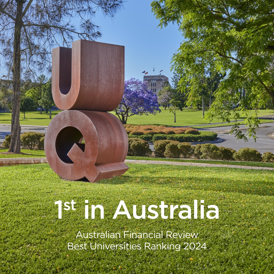 UQ News (@uq_news) on Twitter photo #UQ has been named the #1 university in Australia for the 2nd consecutive year in the <a href="/FinancialReview/">Financial Review</a>'s 2024 Best Universities Ranking, reflecting our impact across education, research and communities.
➡️ brnw.ch/21wOC3g #UQ has been named the #1 university in Australia for the 2nd consecutive year in the <a href="/FinancialReview/">Financial Review</a>'s 2024 Best Universities Ranking, reflecting our impact across education, research and communities.
➡️ brnw.ch/21wOC3g