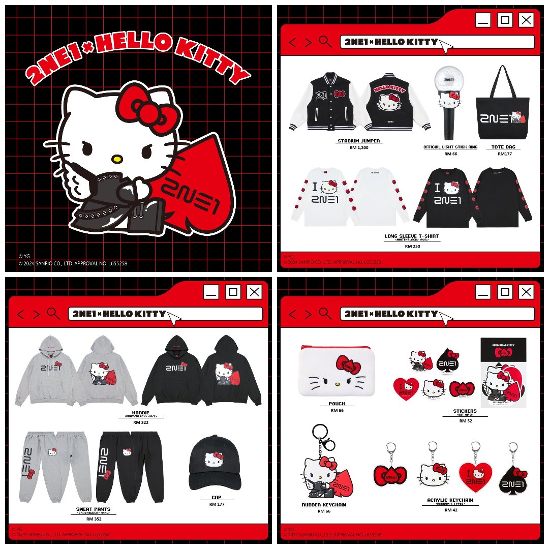 cblossomsales's tweet photo. [PO] 『2NE1×HELLO KITTY』Collaboration Goods

Orders are open until 23 November 2024.

All items are expected to arrive in late January 2025-February 2025. Please do not order if you cannot wait.

An invoice via Stripe will be sent to your email address. Payment accepted via bank transfer, credit or debit card and GrabPay.

Place your order here https://t.co/9ZozAFho17

#2NE1
#2NE1xHelloKitty
#2NE1inMalaysia