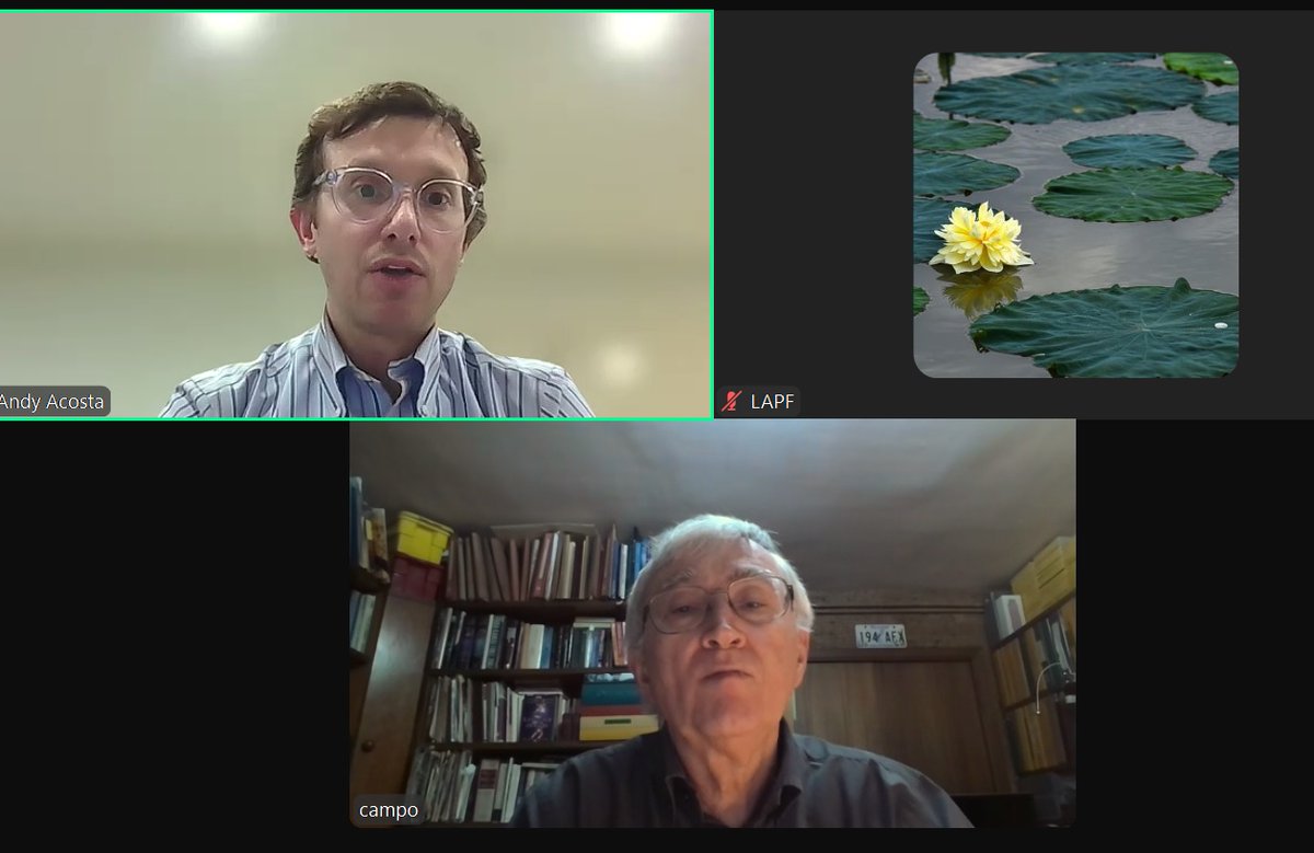 LAPF Patología (@latinamericanpf) on Twitter photo Estamos en vivo con el Dr. Campo, tema de hoy: hematopatología #cursovirtualLAPF
¡No te lo pierdas!
<a href="/Allende_DS/">Daniela Allende, MD MBA</a> <a href="/Andres_M_Acosta/">Andres Martin Acosta (Andy)</a> Estamos en vivo con el Dr. Campo, tema de hoy: hematopatología #cursovirtualLAPF
¡No te lo pierdas!
<a href="/Allende_DS/">Daniela Allende, MD MBA</a> <a href="/Andres_M_Acosta/">Andres Martin Acosta (Andy)</a>