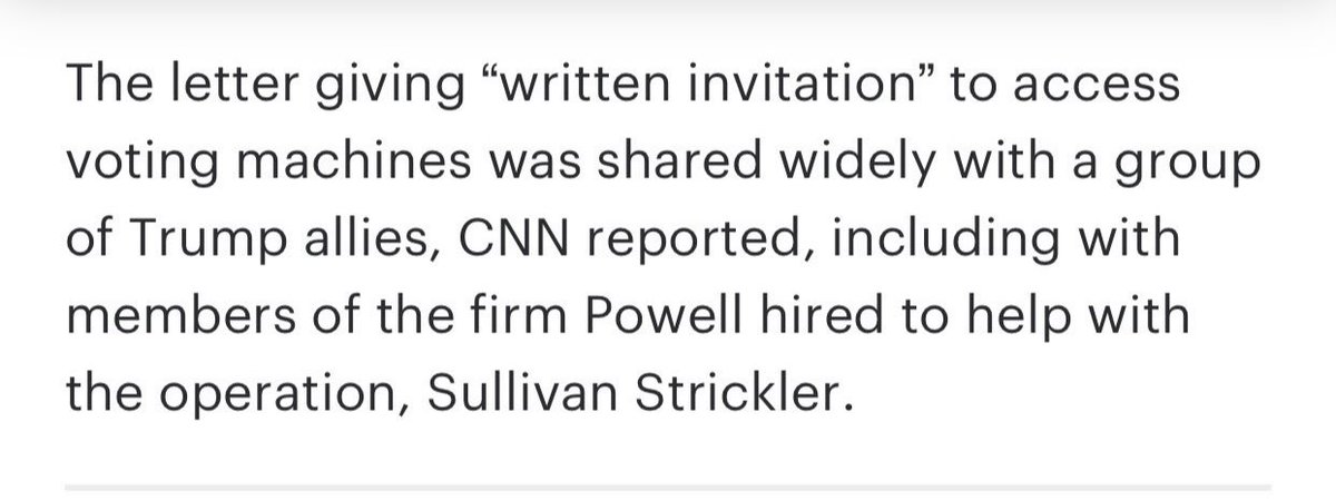 bidonkules's tweet photo. He actually said this? Wow. Trump’s legal team was able to get access to sensitive voting software. Alfie Oakes raided too. https://t.co/Xcqk6JbBTG
