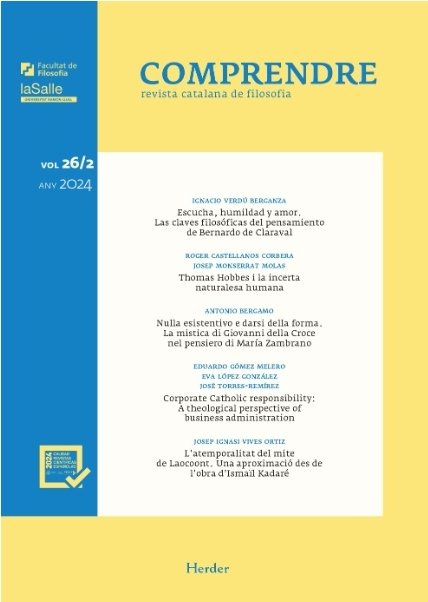 apego5's tweet photo. Un gusto como director que acabe de salir publicado en papel el último número 📚 de @Comprendre_RCF con artículos 🖋 desde Bernardo de #Claraval a Ismaïl #Kadaré, junto a reseñas de actualidad. https://t.co/MI8H9qJRQk