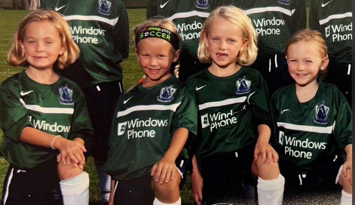 FZWSoccer's tweet photo. It’s pretty special that these three started playing soccer together when they were 6. 12 years later they get to celebrate their college signings together and get ready for their senior season. ⚽️ 💜 https://t.co/m7yxsLX6OG