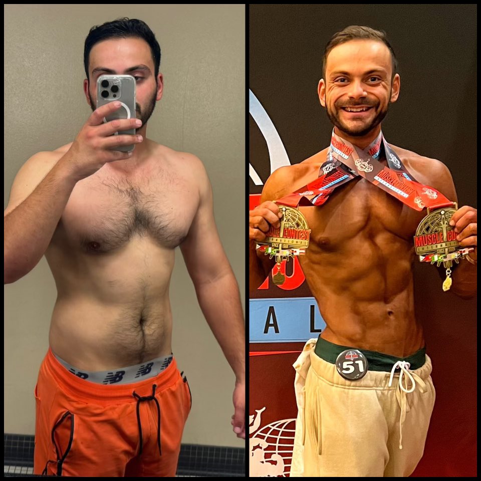 AdamAlpaca's tweet photo. Show day was Saturday and it was honestly one of the best days of my life! Took home a 3rd place in my group in Novice and a 5th place in my group in the Open division, which was the most competitive division of the competition , Felt amazing to see fruit of my 20 week prep 🥹😭 https://t.co/eeiamQB9q1