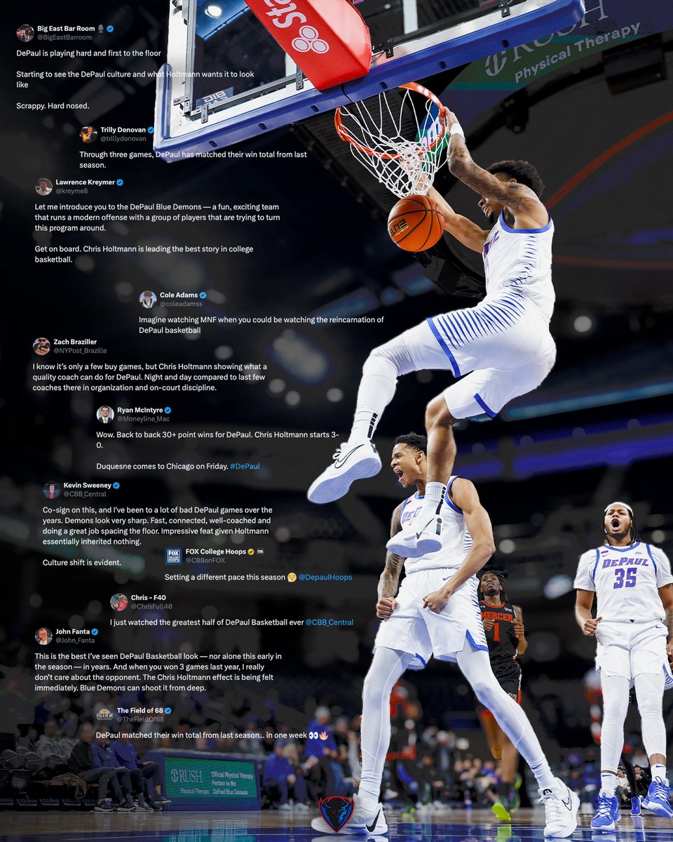 DePaulHoops's tweet photo. buzz buzz 🐝 

#BlueGrit 🔵😈 https://t.co/S8nuXFWxhD