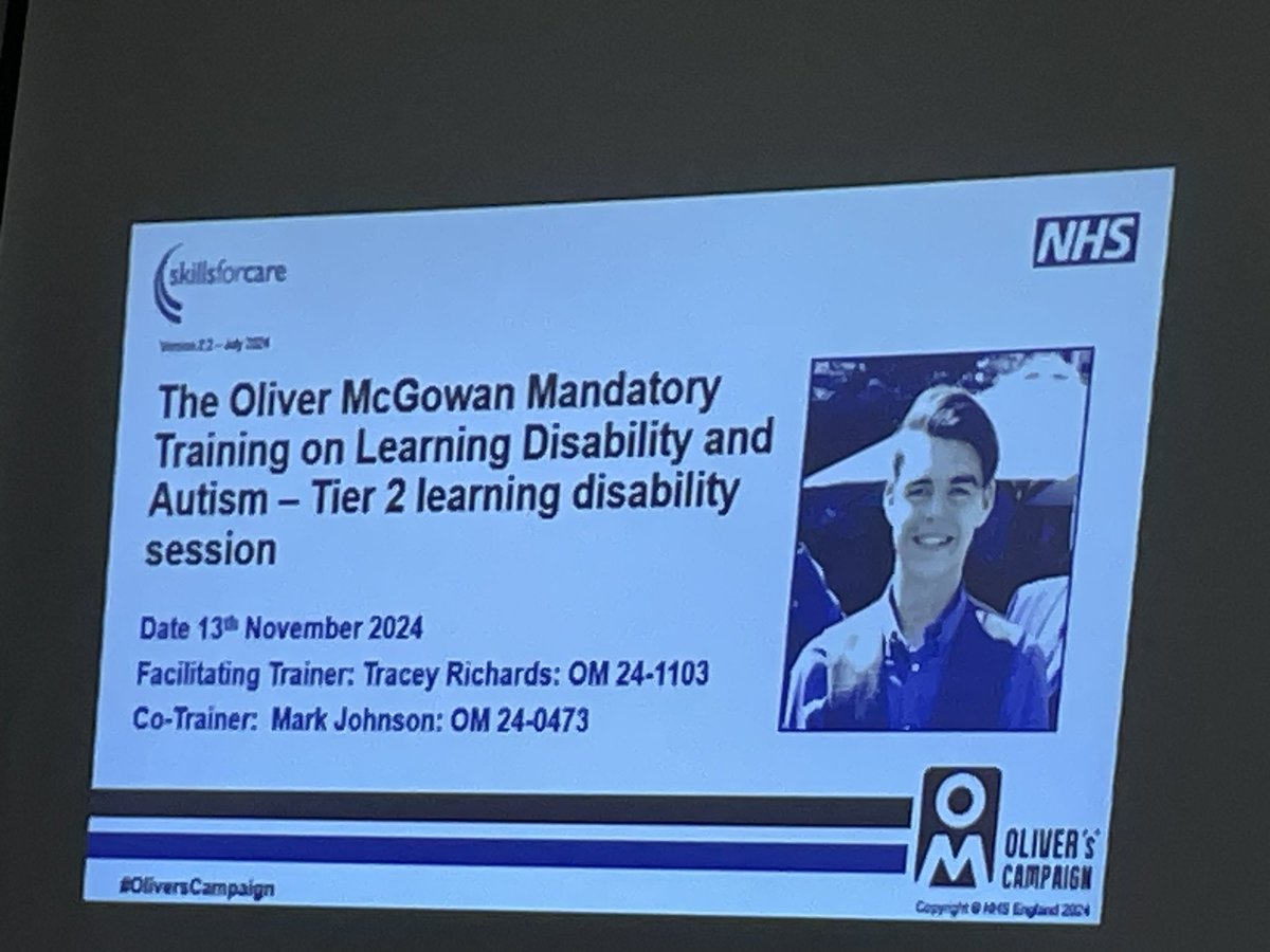 What a fabulous days learning and privilege to have attended the tier 2 face to face training today in Manchester - looking forward to moving forward with some quality improvement work on reasonable adjustments and raising awareness in my clinical areas 💙 #quality #oenninecare