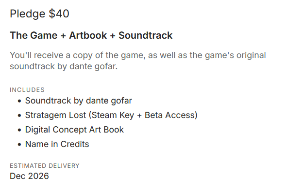 Now that the Kickstarter is over, late pledges are active! 

For those who have already pledged, your backer survey should've been messaged to you earlier today!

Support our Kickstarter: bit.ly/stratagem-lost

x.com/Hybrid_Fiction…