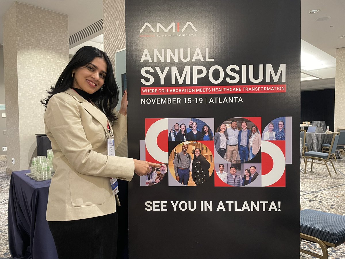 Heading back… Head is full 🤯but the heart ❤️ desires more… #AMIA2024 was an amazing experience-great company, super fun, opportunities to showcase our science and recognition for our work 🤩 See you all in Atlanta for #AMIA2025 @shefali_h <a href="/clinicalnlplab/">Clinical NLP Lab at Yale</a> <a href="/YaleBIDS/">Yale Biomedical Informatics & Data Science</a>