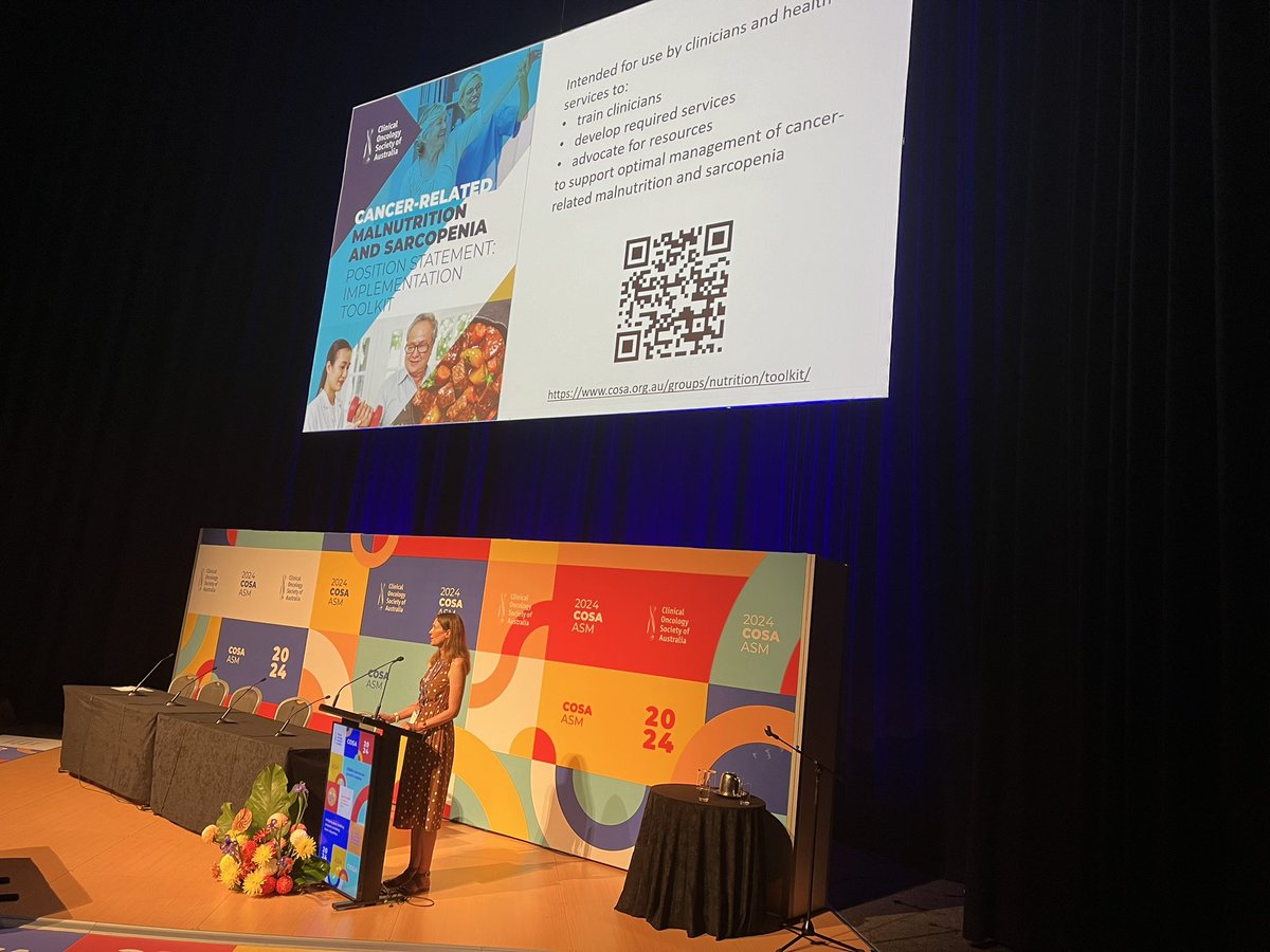 Launch of the Cancer-related Malnutrition and Sarcopenia Toolkit #COSA2024 #sarcopenia #malnutrition
