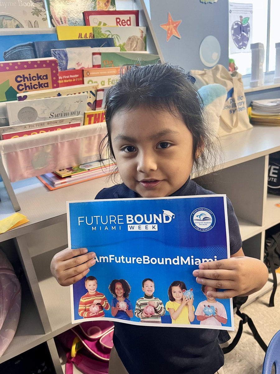 SilverBluffElem's tweet photo. Cool Kids, Save Money. Our Kindergarten classes are getting ready for the future with Future Bound. 💰🎓 #yourbestchoicemdcps https://t.co/95LKJBWlSg