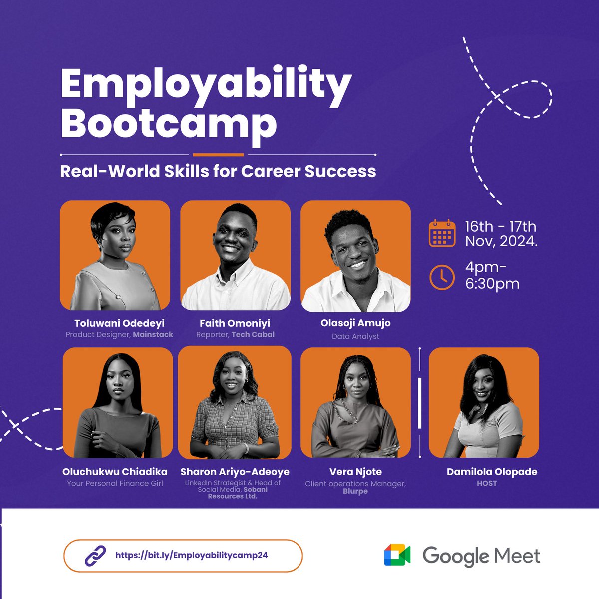 damiolopade_'s tweet photo. If you are a young professional looking to land your next job or internship, this is for you!

If you want to learn to build a personal brand that attracts recruiters, you need this!

If you are looking to grow and achieve your career goals, attend!

https://t.co/z89iwaemHV… https://t.co/kAF4mQAgeC