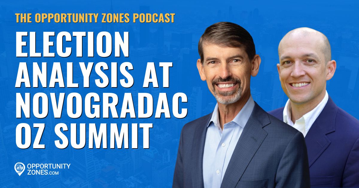 NovogradacNews's tweet photo. Michael @Novogradac and https://t.co/VUXqpuGp6f’s Jimmy Atkinson talk about the election results and potential implications for opportunity zones legislation/regulations on the @OpportunityDb podcast. Tune in now: https://t.co/VBF6TmOgHz https://t.co/TPRTExkXUR