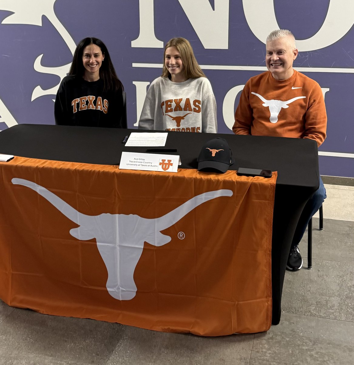 Congratulations to Ava Gilley as she continues her running career at the University of Texas and signs her NLI!!  #wearedgn