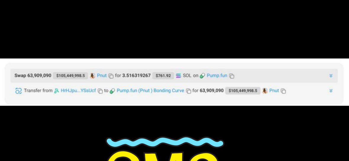 ❤️💛💚💙

$PNUT - the PNUT dev sold his whole stack for $700.

It’s worth $100 million dollars today.

Jeets get Rekt.
