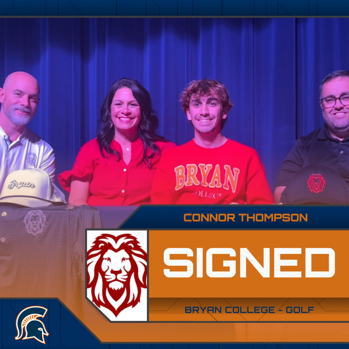 National Signing Day - Congrats to Connor Thompson on signing with Bryan College to continue his golf career. #spartyparty