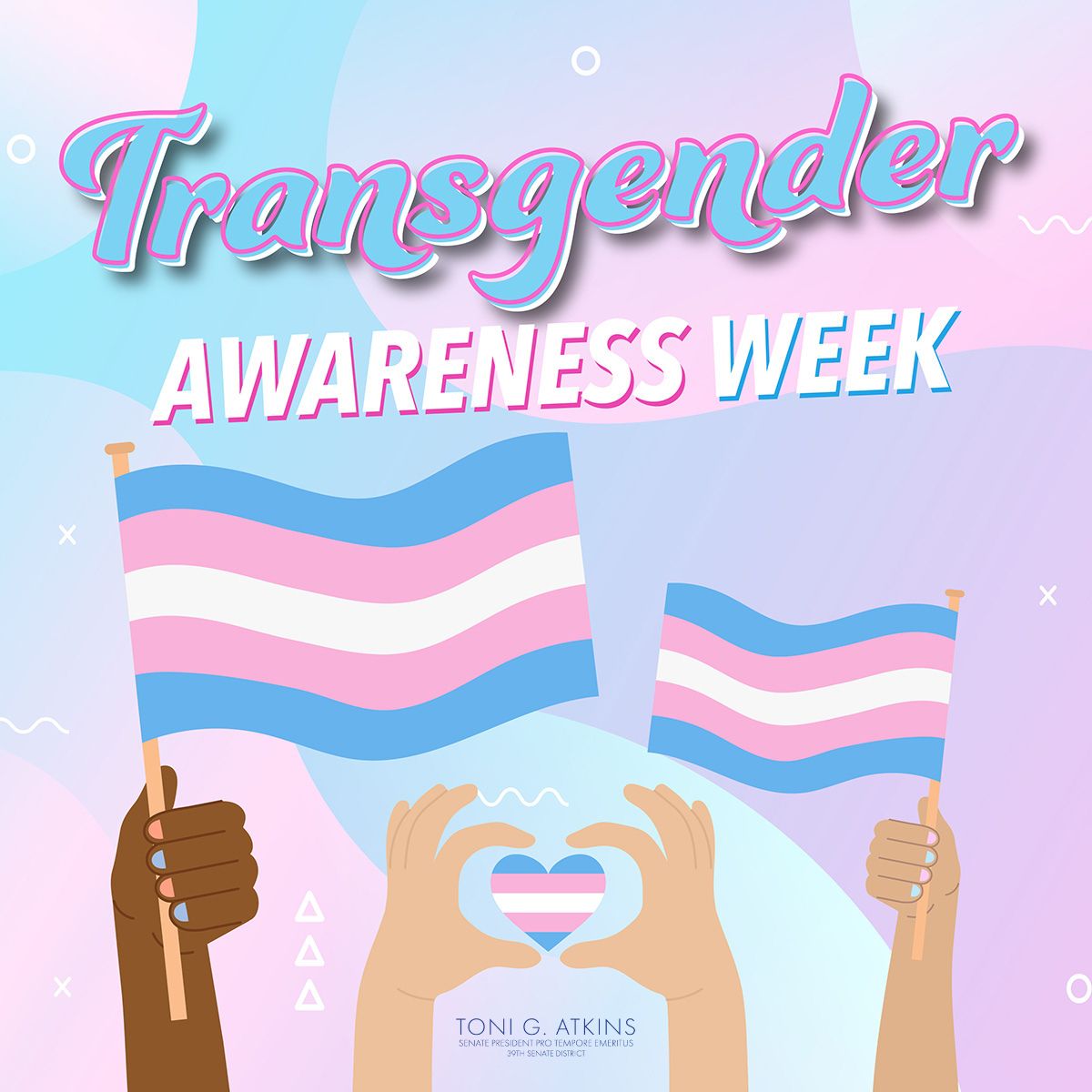 #TransAwarenessWeek brings attention to the issues impacting our trans community. As hate rises across the country, so do political attacks on #TransRights. We must stand in solidarity with our trans siblings and fight to protect their rights and freedoms. 🏳️‍⚧️