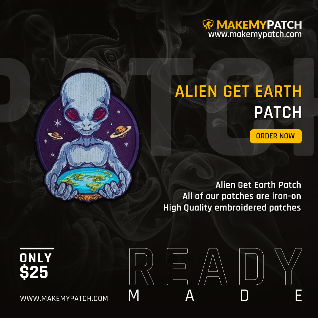 makemypatchnow's tweet image. Show off your out-of-this-world style with the Alien Get Earth Patch, a bold statement for sci-fi enthusiasts and adventurers alike!  

Order now:

makemypatch.com/product/alien-…

#AlienPatch #SciFiStyle #OutOfThisWorld #IronOnPatch #BoldDesign #CustomPatches #ExpressYourStyle