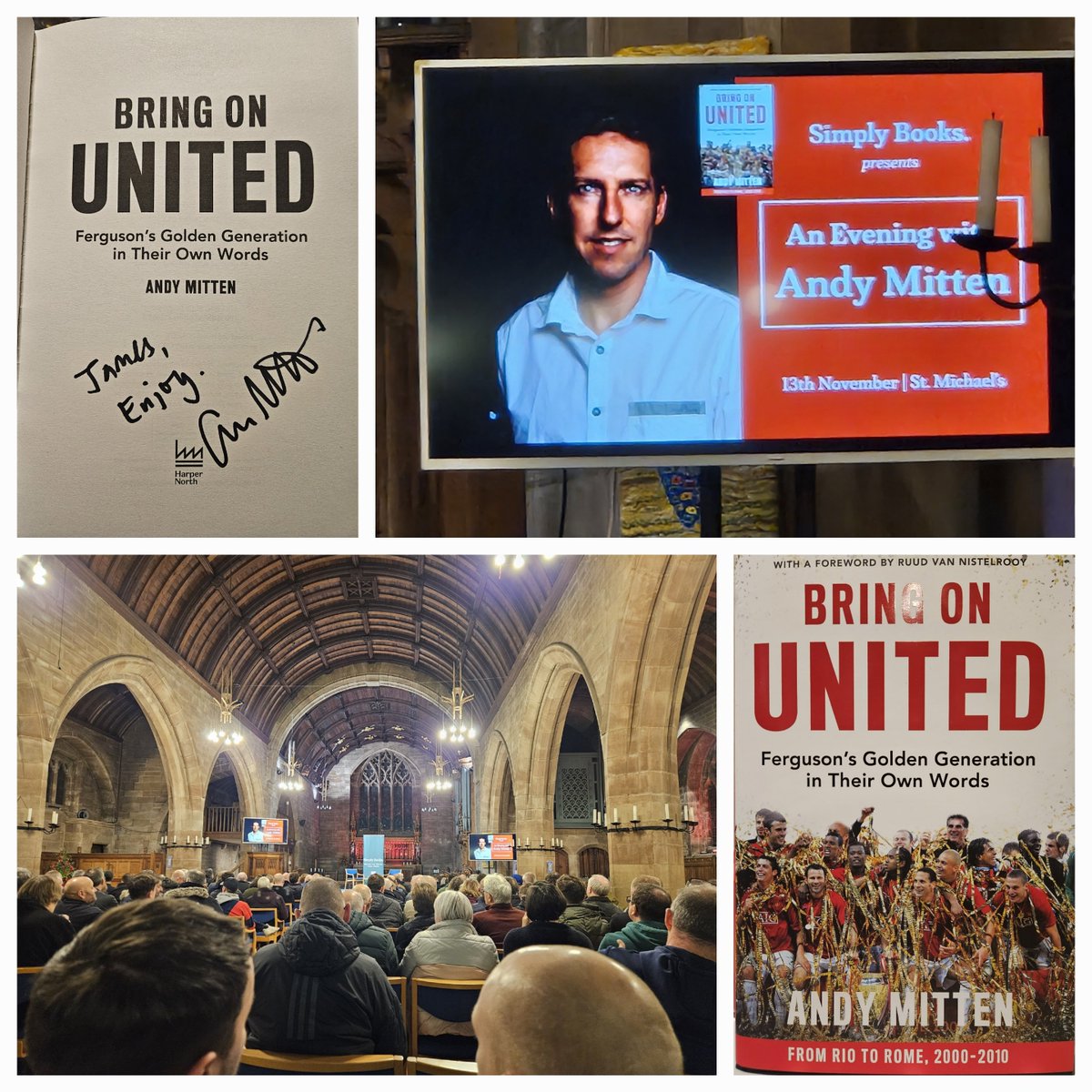 Bridgy_5's tweet photo. Great evening with @AndyMitten 👌🔴⚪️⚫️ #UTFR https://t.co/vZA9sQBnUZ