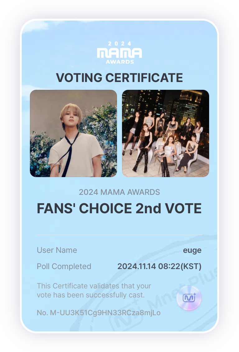 eugedelviento's tweet photo. #2024MAMAAWARDS #MnetPlus #FANSCHOICE I vote #jimin for Fan's Choice - Male Award at #2024MAMAVOTE https://t.co/cvpPYwFWEK