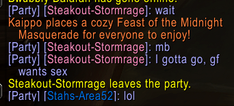 This guy has his priorities right...